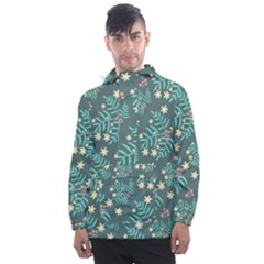 Illustration Pattern Seamless Men s Front Pocket Pullover Windbreaker