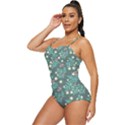 Illustration Pattern Seamless Retro Full Coverage Swimsuit View2