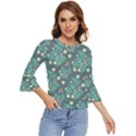 Illustration Pattern Seamless Bell Sleeve Top View1