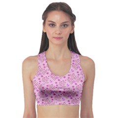 Illustration Pattern Seamless Fitness Sports Bra