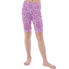 Illustration Pattern Seamless Kids  Mid Length Swim Shorts