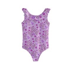 Illustration Pattern Seamless Kids  Frill Swimsuit