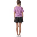 Illustration Pattern Seamless Kids  Butterfly Cutout T-Shirt View2