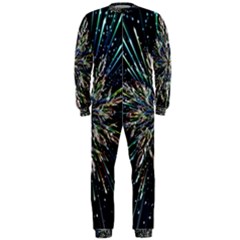 Ice Crystal Background Shape Frost Onepiece Jumpsuit (men)