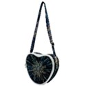 Ice Crystal Background Shape Frost Heart Shoulder Bag View1