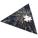 Ice Crystal Background Shape Frost Wooden Puzzle Triangle View2