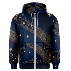 Starsstar Glitter Men s Zipper Hoodie