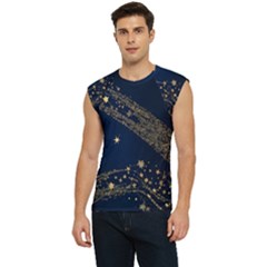 Starsstar Glitter Men s Raglan Cap Sleeve T-shirt