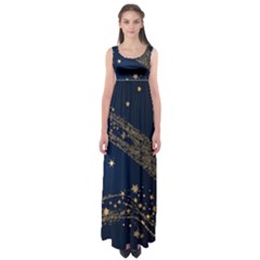 Starsstar Glitter Empire Waist Maxi Dress