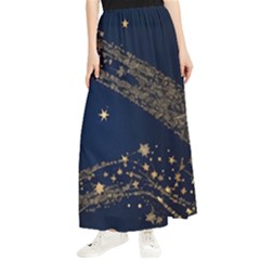 Starsstar Glitter Maxi Chiffon Skirt