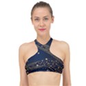 Starsstar Glitter High Neck Bikini Top View1