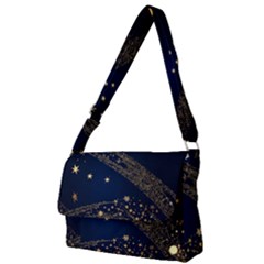 Starsstar Glitter Full Print Messenger Bag (l)