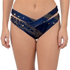 Starsstar Glitter Double Strap Halter Bikini Bottoms by Maspions