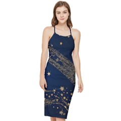 Starsstar Glitter Bodycon Cross Back Summer Dress by Maspions