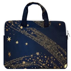 Starsstar Glitter Macbook Pro 13  Double Pocket Laptop Bag