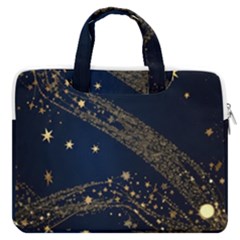 Starsstar Glitter Macbook Pro 15  Double Pocket Laptop Bag 