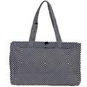 Abstract Diagonal Stripe Pattern Seamless Canvas Work Bag View2