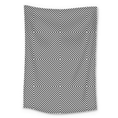 Abstract Diagonal Stripe Pattern Seamless Large Tapestry