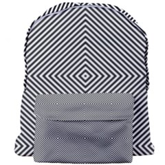 Abstract Diagonal Stripe Pattern Seamless Giant Full Print Backpack by Maspions