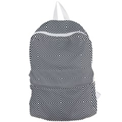 Abstract Diagonal Stripe Pattern Seamless Foldable Lightweight Backpack by Maspions