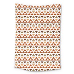 Geometric Tribal Pattern Design Large Tapestry