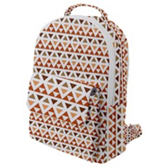 Geometric Tribal Pattern Design Flap Pocket Backpack (small)