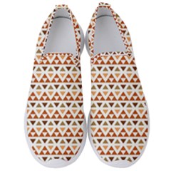 Geometric Tribal Pattern Design Men s Slip On Sneakers by Maspions