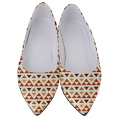 Geometric Tribal Pattern Design Women s Low Heels by Maspions