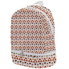 Geometric Tribal Pattern Design Zip Bottom Backpack