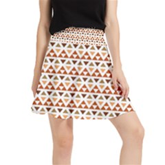 Geometric Tribal Pattern Design Waistband Skirt