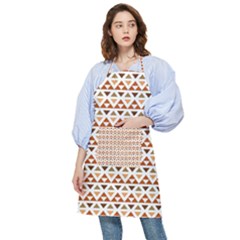 Geometric Tribal Pattern Design Pocket Apron by Maspions