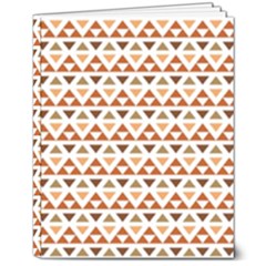 Geometric Tribal Pattern Design 8  X 10  Hardcover Notebook by Maspions