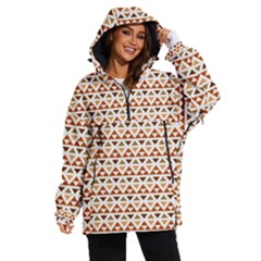 Geometric Tribal Pattern Design Women s Ski And Snowboard Waterproof Breathable Jacket