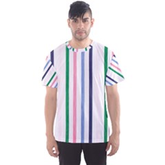 Stripes Pattern Abstract Retro Vintage Men s Sport Mesh T-shirt