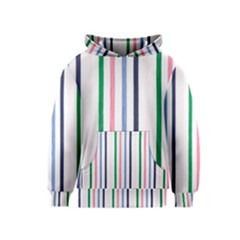 Stripes Pattern Abstract Retro Vintage Kids  Pullover Hoodie