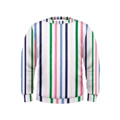 Stripes Pattern Abstract Retro Vintage Kids  Sweatshirt