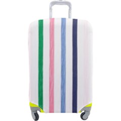 Stripes Pattern Abstract Retro Vintage Luggage Cover (large)