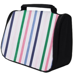 Stripes Pattern Abstract Retro Vintage Full Print Travel Pouch (big)