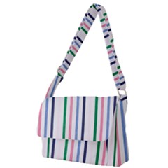 Stripes Pattern Abstract Retro Vintage Full Print Messenger Bag (s)