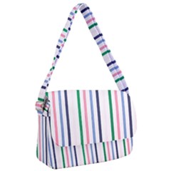 Stripes Pattern Abstract Retro Vintage Courier Bag