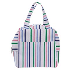 Stripes Pattern Abstract Retro Vintage Boxy Hand Bag