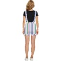 Stripes Pattern Abstract Retro Vintage Short Overalls View4