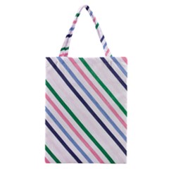 Retro Vintage Stripe Pattern Abstract Classic Tote Bag