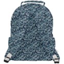 Blue Paisley Rounded Multi Pocket Backpack View3