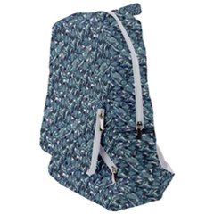 Blue Paisley Travelers  Backpack by DinkovaArt