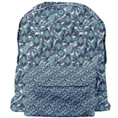 Blue Paisley Giant Full Print Backpack by DinkovaArt