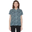 Blue Paisley Short Sleeve Pocket Shirt View1