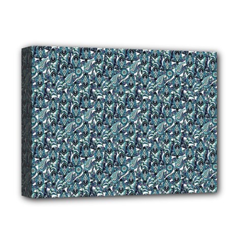 Paisley 1 Deluxe Canvas 16  X 12  (stretched)  by DinkovaArt