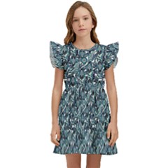 Paisley 1 Kids  Winged Sleeve Dress by DinkovaArt