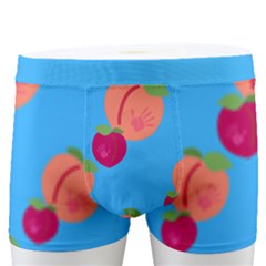 Electric Blue Peaches Men s Boxer Briefs